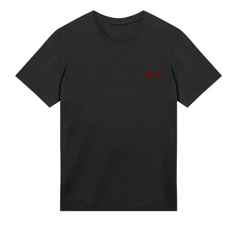 "Climb The Ladder" premium black gaming T-shirt frontside