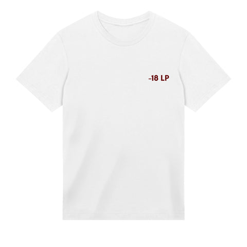 "Climb The Ladder" premium white gaming T-shirt frontside