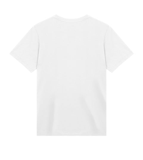 "Jungle diff" premium white gaming T-shirt backside