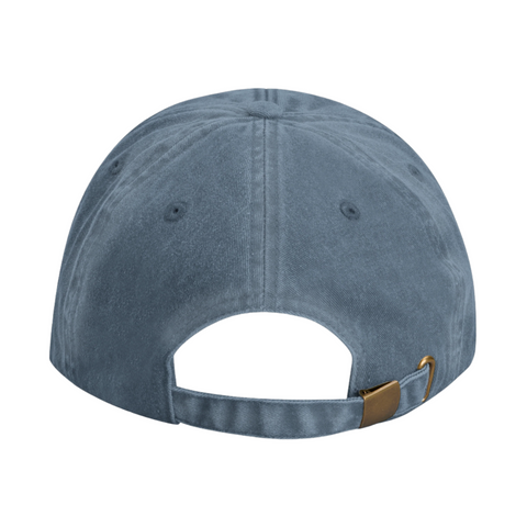 The "Jungle Diff" hat in Light Denim (back)