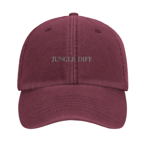 The "Jungle Diff" hat in Red (front)