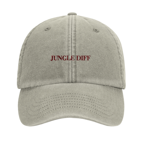The "Jungle Diff" hat in Sand (front)