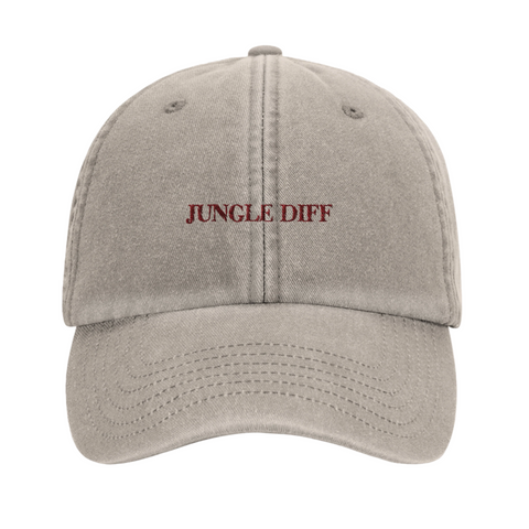 The "Jungle Diff" hat in Stone (front)