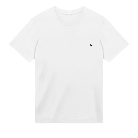 "One-Trick Pony" premium white gaming T-shirt frontside
