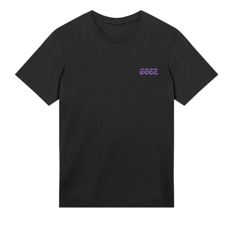 "Assassin meta" premium black gaming T-shirt frontside