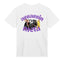 "Assassin meta" premium white gaming T-shirt backside