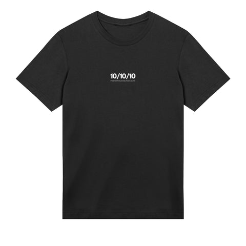 "Triple Double" premium black gaming T-shirt frontside